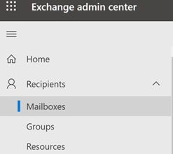 Exchange Admin Center